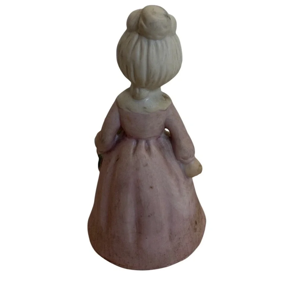 July Birthstone Flower Figurine Porcelain Lady Vintage Roses Gift‎